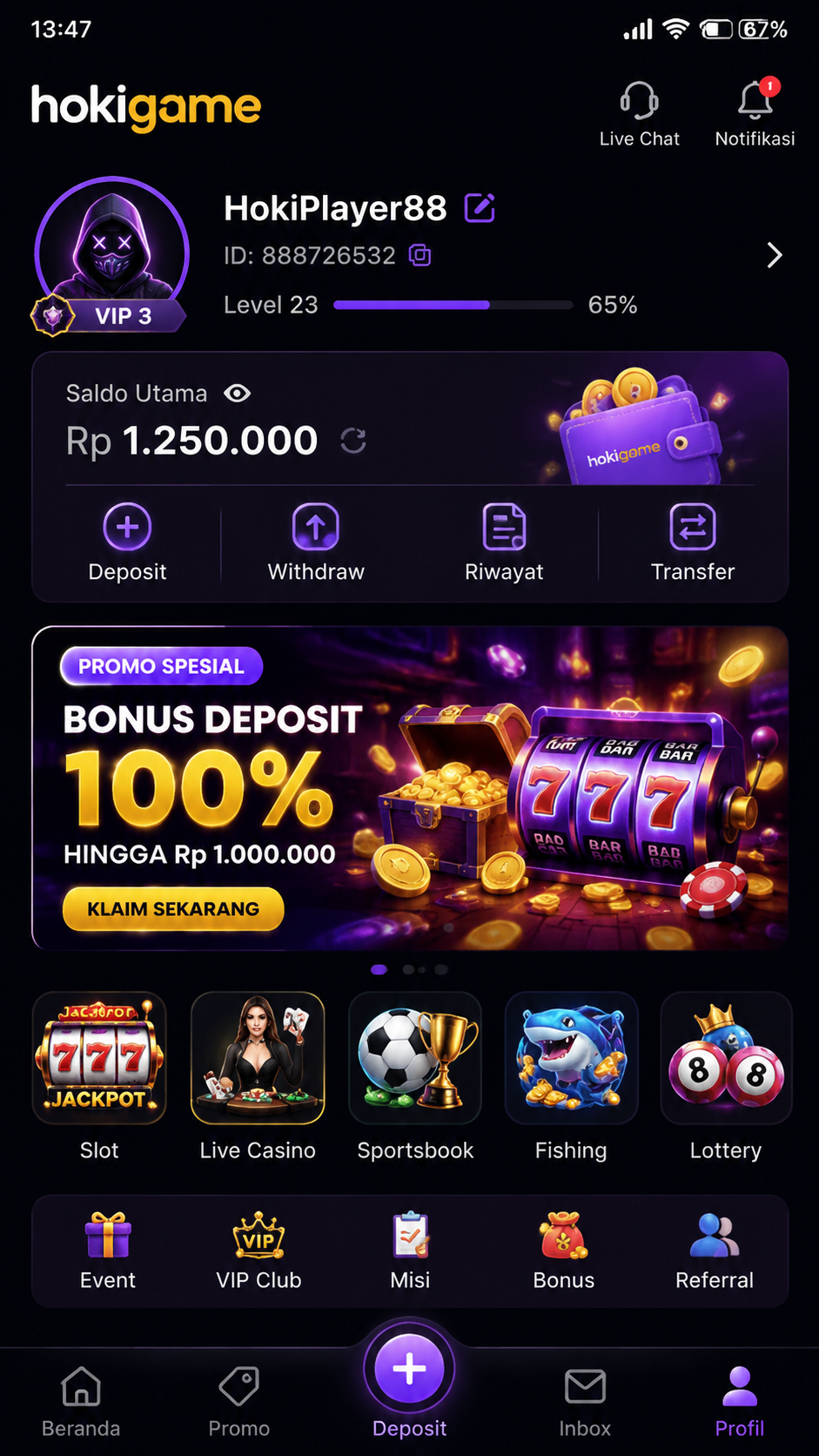 Screenshot 3 hokigame